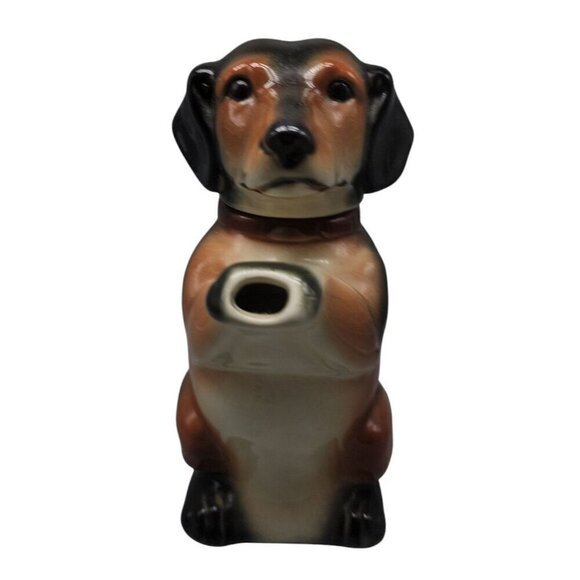 ERPHILA WEST GERMANY Dachshund Dog Teapot 7.75”H 1940's Early Piece 6703B - Picture 1 of 16